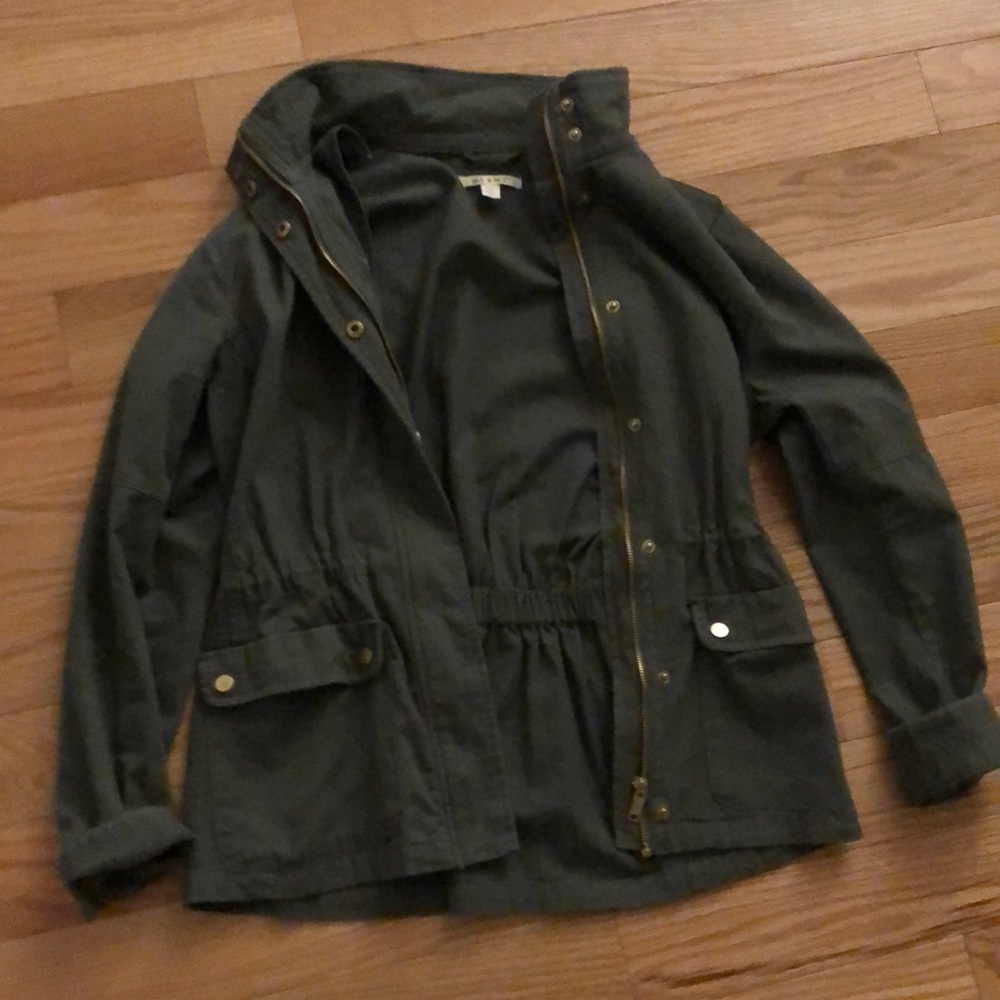 green jacket